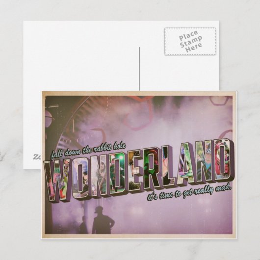wonderland. briefkaart (Voorkant / Achterkant)