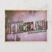 wonderland. briefkaart (Voorkant)