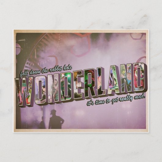 wonderland. briefkaart (Voorkant)
