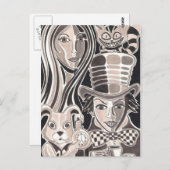 Wonderland Briefkaart (Voorkant / Achterkant)