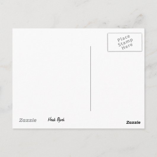 Wonderland Briefkaart (Achterkant)