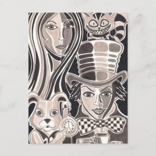 Wonderland Briefkaart (Voorkant)