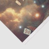 Wonderland Castle In The Clouds Decoupage Tissuepapier (Detail)