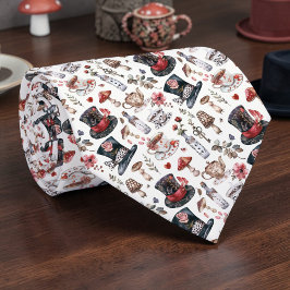 Wonderland Classic Pattern Necktie Tie Stropdas