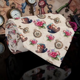 Wonderland Classic Pattern Necktie Tie Stropdas