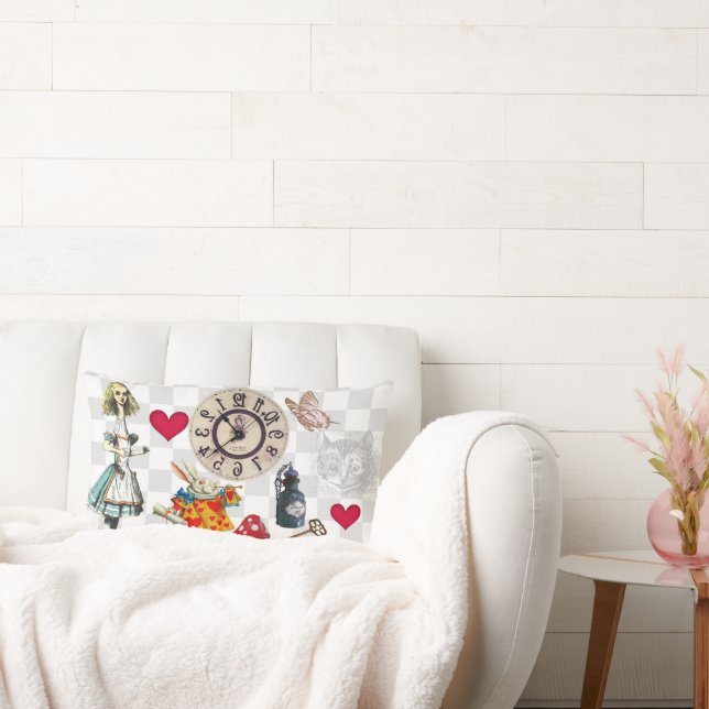 Wonderland Collage Kussen (Bank)