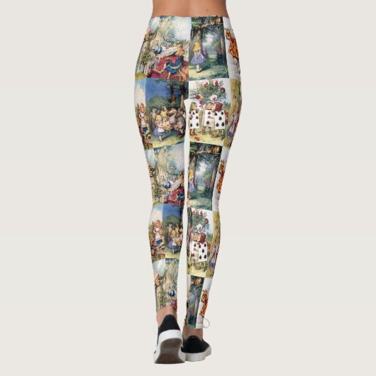  Wonderland Collage Leggings (Achterkant)