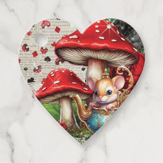 Wonderland Dank u Cadeau Label (Voorkant)