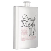 Wonderland Drink me Klassieke fles in zwart-wit en Flacon (Rechts)