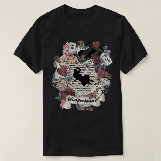 Wonderland Elements Party Alice in Wonderland T-shirt (Design voorkant)