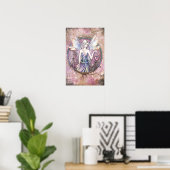 Wonderland Fairy Fantasy Art Poster Print (Thuiskantoor)