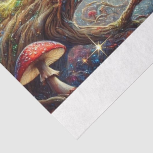 Wonderland Fairytale Alice Cheshire Cat Decoupage Tissuepapier (Detail)