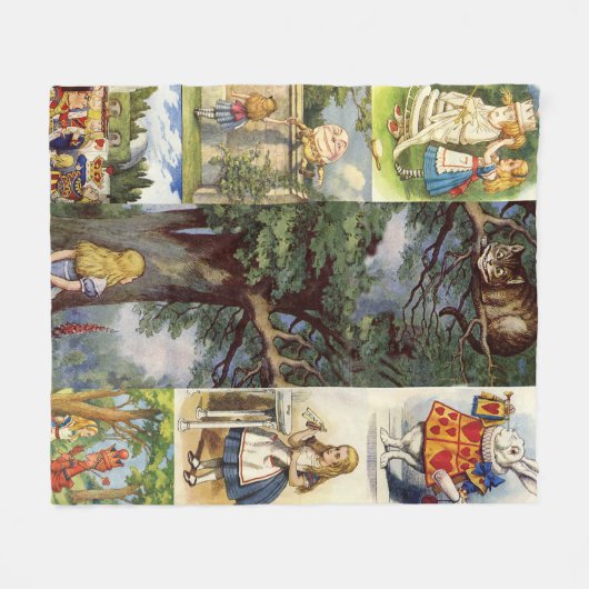 wonderland Grote deken (Voorkant (Horizontaal))