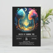 Wonderland Grove grillige verjaardag Kaart (Staand voorkant)