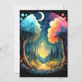 Wonderland Grove grillige verjaardag Kaart (Achterkant)