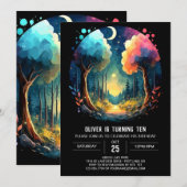 Wonderland Grove grillige verjaardag Kaart (Voorkant / Achterkant)