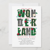 Wonderland I Tea Party Baby shower Kaart (Voorkant)