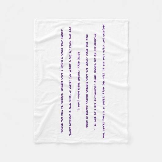 Wonderland Inspiratie Deken (Voorkant)