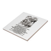 Wonderland is wat je als duchess ziet tegeltje (Zijkant)