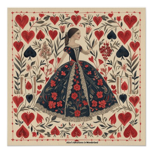 Wonderland: Koningin van de harten: Crimson Monarc Perfect Poster (Voorkant)