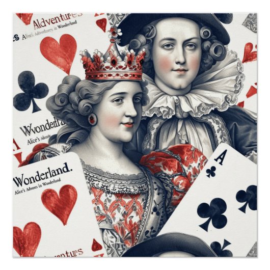Wonderland: Koningin van de Harten Perfect Poster (Voorkant)