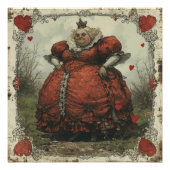 Wonderland: Koningin van de harten, weg met de hoo Perfect Poster (Voorkant)