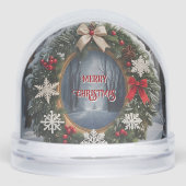 Wonderland Krans Klantwaardering Gift Sneeuwbol (Voorkant)