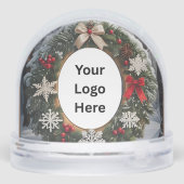 Wonderland Krans Klantwaardering Gift Sneeuwbol (Achterkant)
