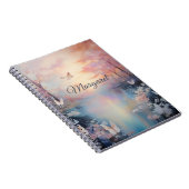 Wonderland Lake & Butterflies Personalized Notitieboek (Rechterzijde)