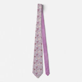 Wonderland Lilac Classic Pattern Necktie Tie Stropdas (Voorkant)