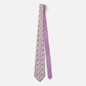 Wonderland Lilac Classic Pattern Necktie Tie Stropdas (Voorkant)