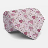 Wonderland Lilac Classic Pattern Necktie Tie Stropdas (Opgerold)