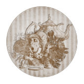 Wonderland Mad Hatter Collage Snijplank (Voorkant)