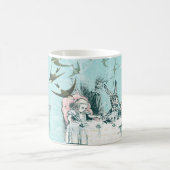 Wonderland Mad Tea Party Aqua Pink Mok (Center)