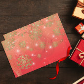 Wonderland met felle kerstdag tissuepapier