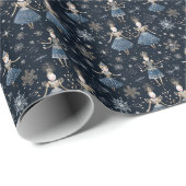 Wonderland Notenkraker, Wals van de Sneeuwvlokken Cadeaupapier (Rol Hoek)