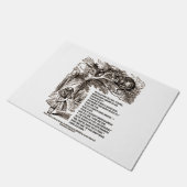 Wonderland op welke manier ik het citaat zou moete deurmat (Schuin)