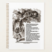 Wonderland op welke manier ik het citaat zou moete planner (Voorkant)