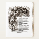 Wonderland op welke manier ik het citaat zou moete planner (Achterkant)