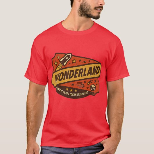 Wonderland Park - Revere, MA Retro Greyhound Racin T-shirt (Voorkant)
