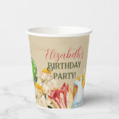 Wonderland Party Cups Papieren Bekers (Links)