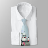 Wonderland Pink Flamingo Tea Party Stropdas (Gebonden)