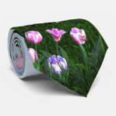 Wonderland Pink Flamingo Tea Party Stropdas (Opgerold)