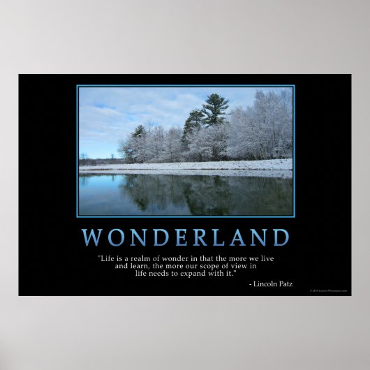 Wonderland Poster (Voorkant)