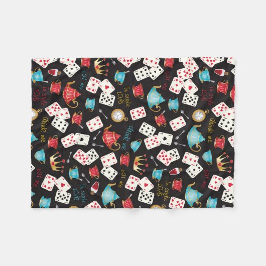 Wonderland Prints Fleece Deken (Voorkant (Horizontaal))