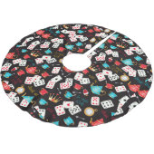 Wonderland Prints Kerstboom Rok (Gekanteld)