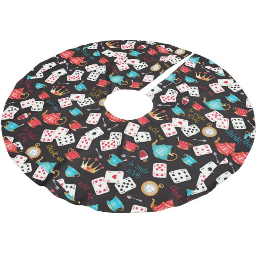Wonderland Prints Kerstboom Rok (Gekanteld)