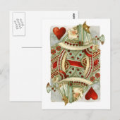 Wonderland Queen of Hearts Briefkaart (Voorkant / Achterkant)