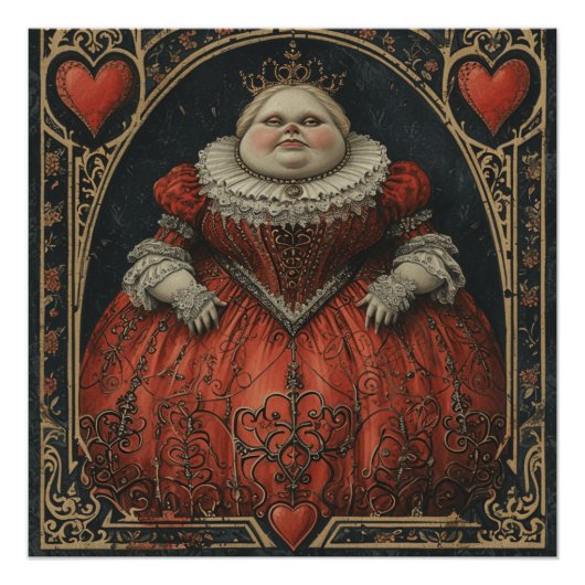 Wonderland Queen of Hearts: Crimson Commando Perfect Poster (Voorkant)