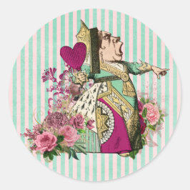 Wonderland Queen Ronde Sticker